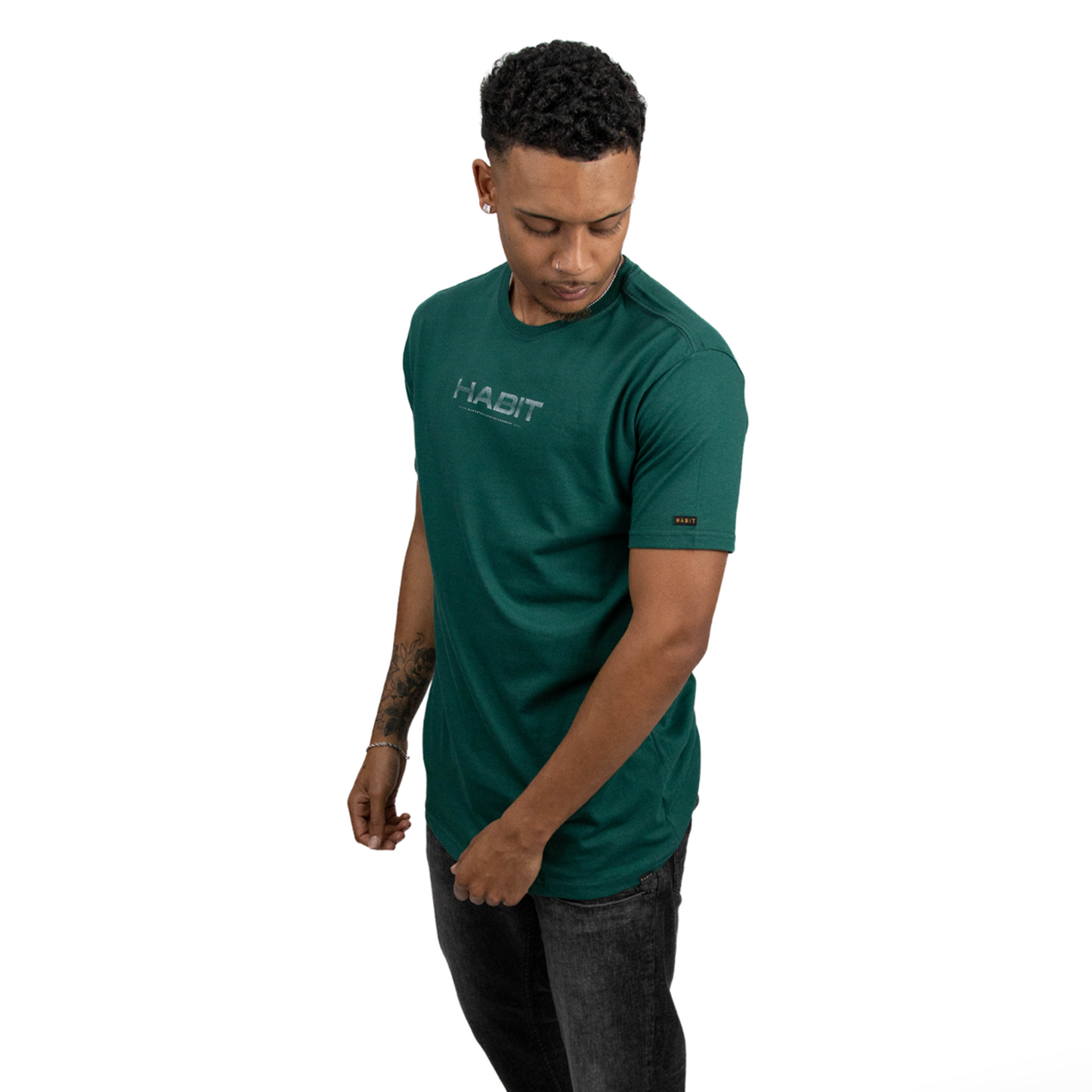 Men T-shirt Green