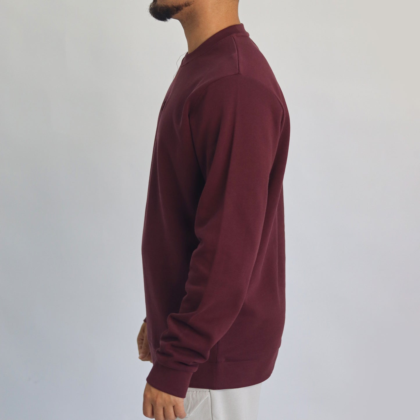 Men sweatshirt burgundy