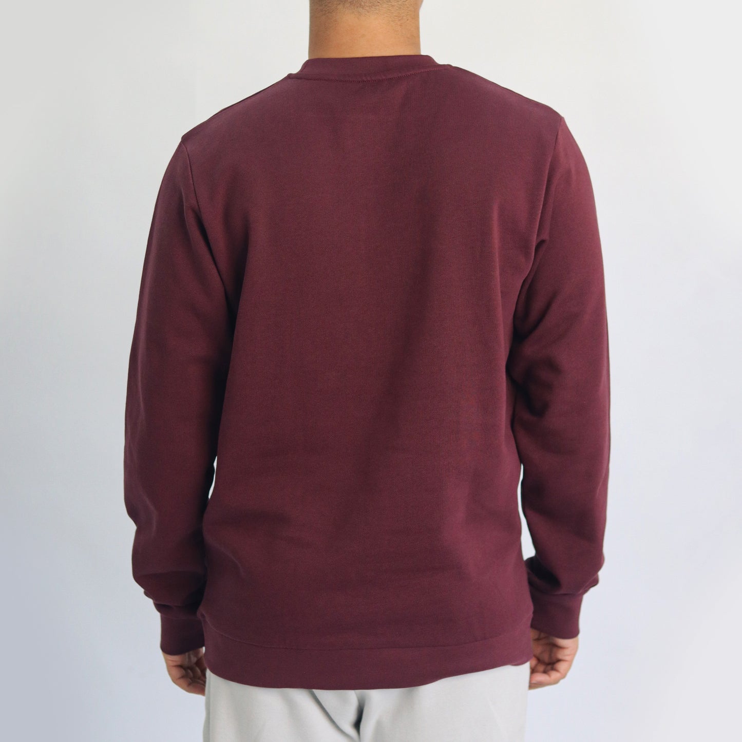Men sweatshirt burgundy