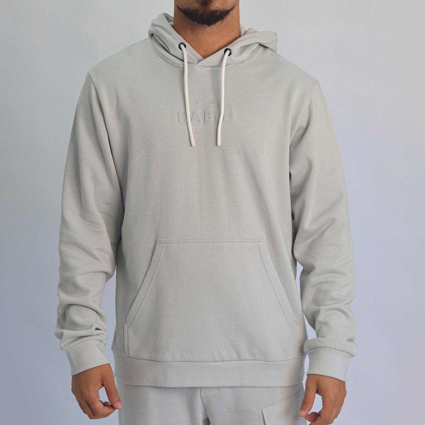 Men hoodie gray