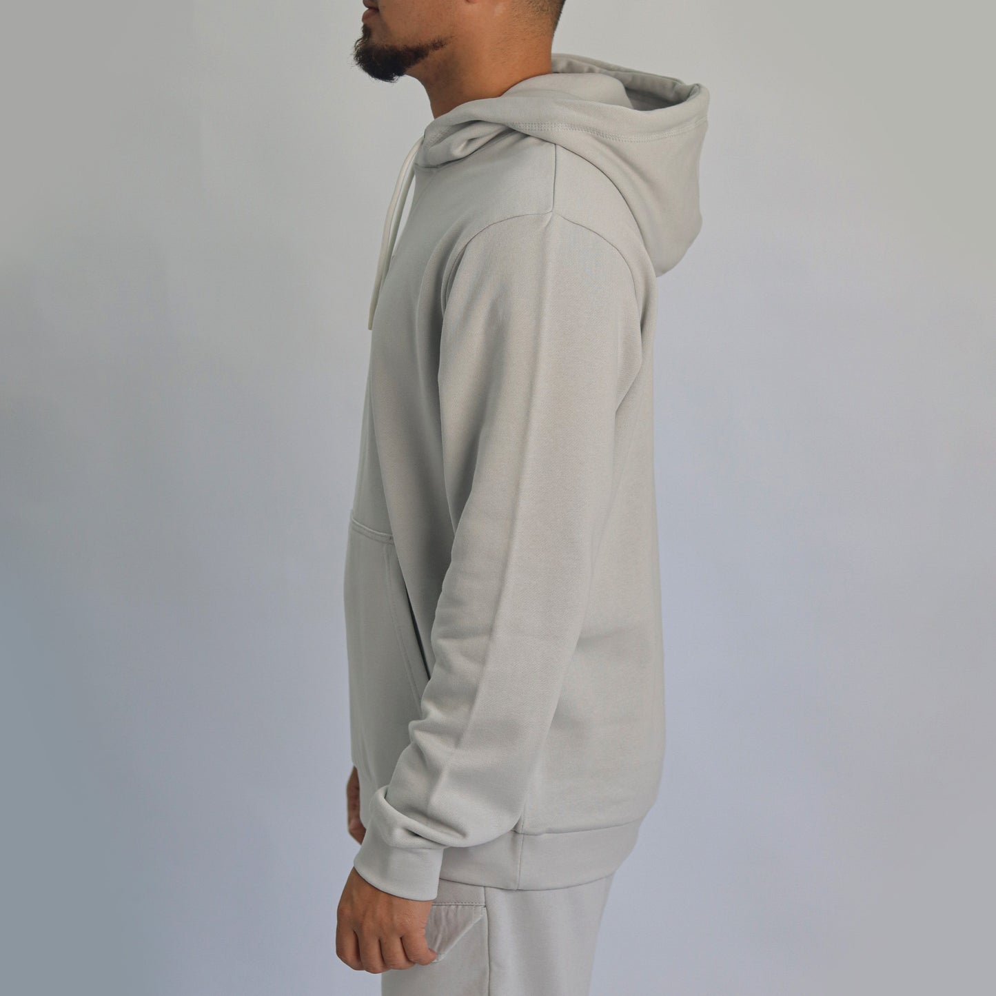 Men hoodie gray
