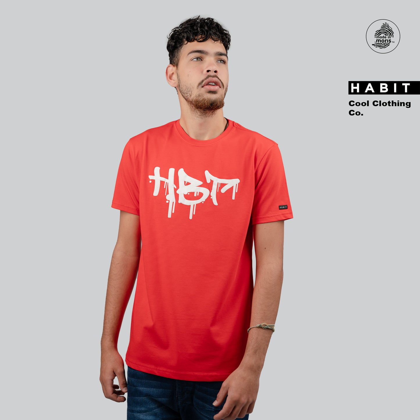 Men HBT t-shirt red