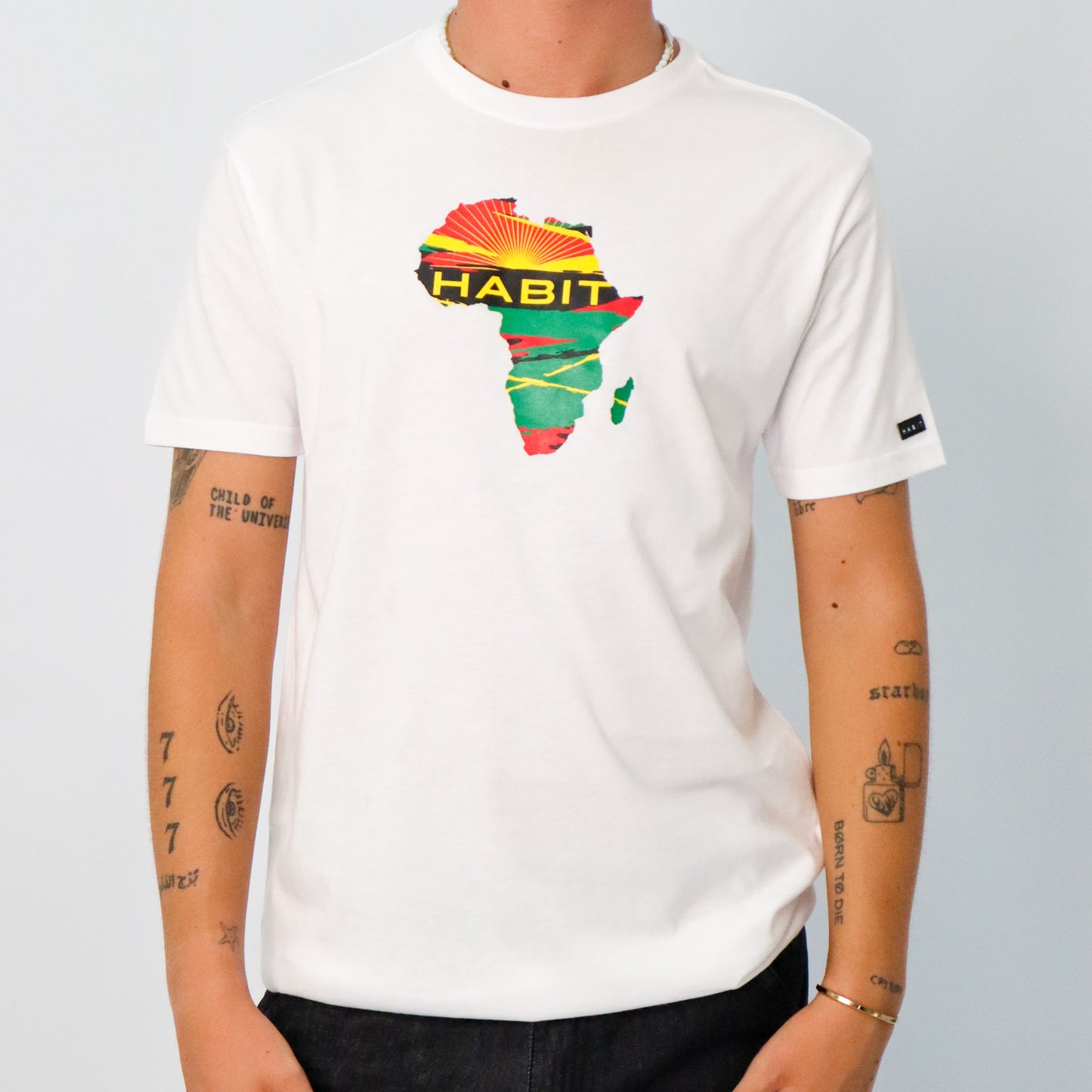 Men t-shirt White