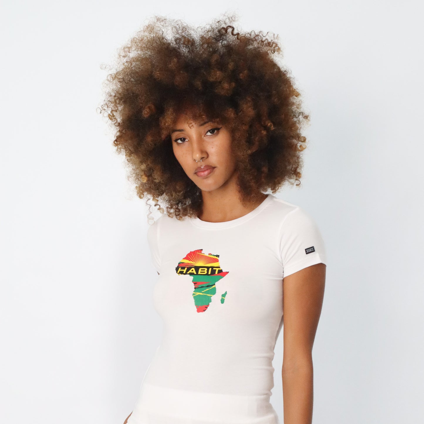 Women t-shirt White
