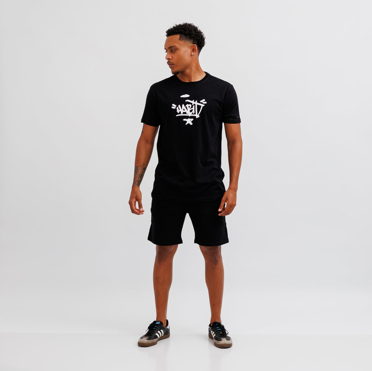 Men T-shirt Black