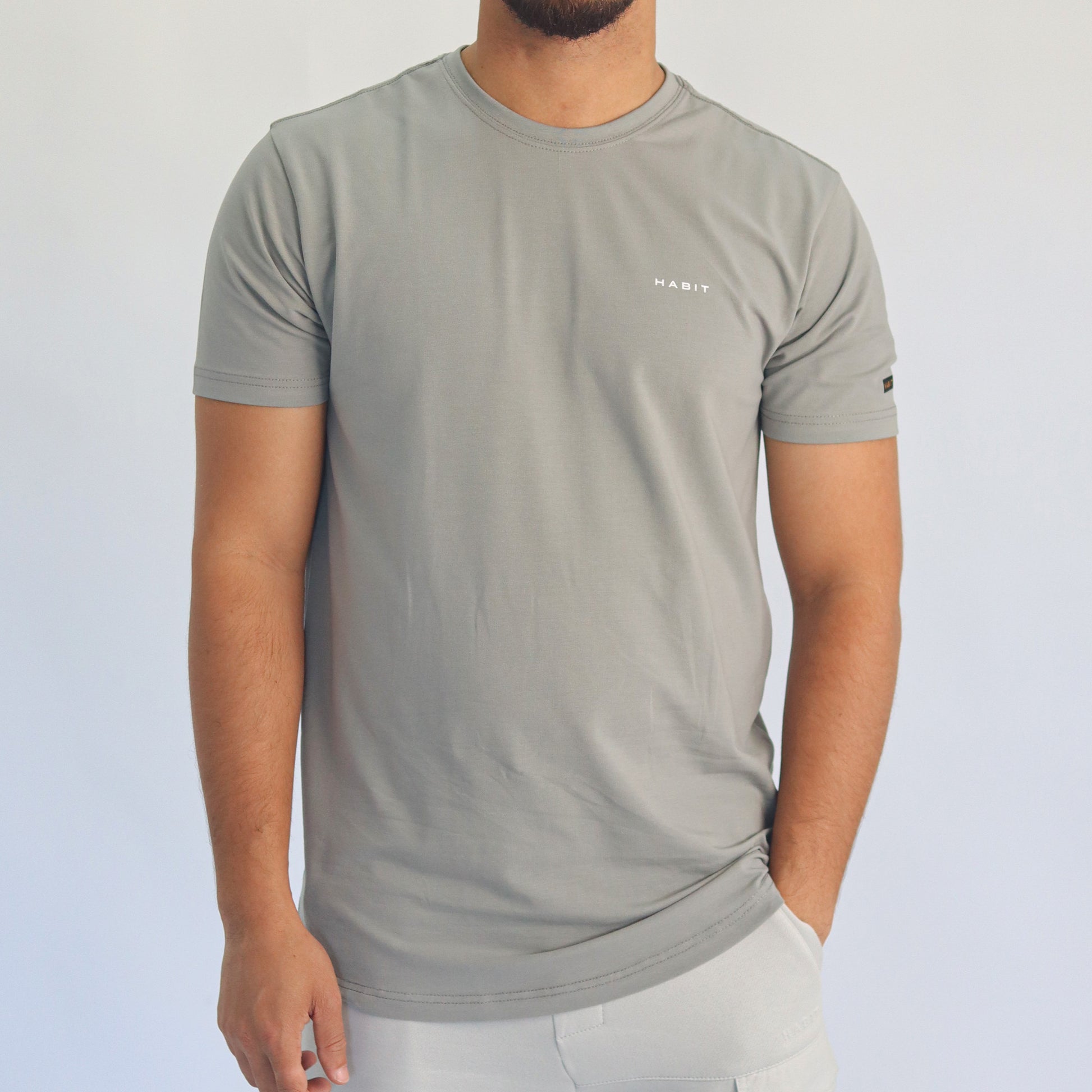 Men T-shirt  gray