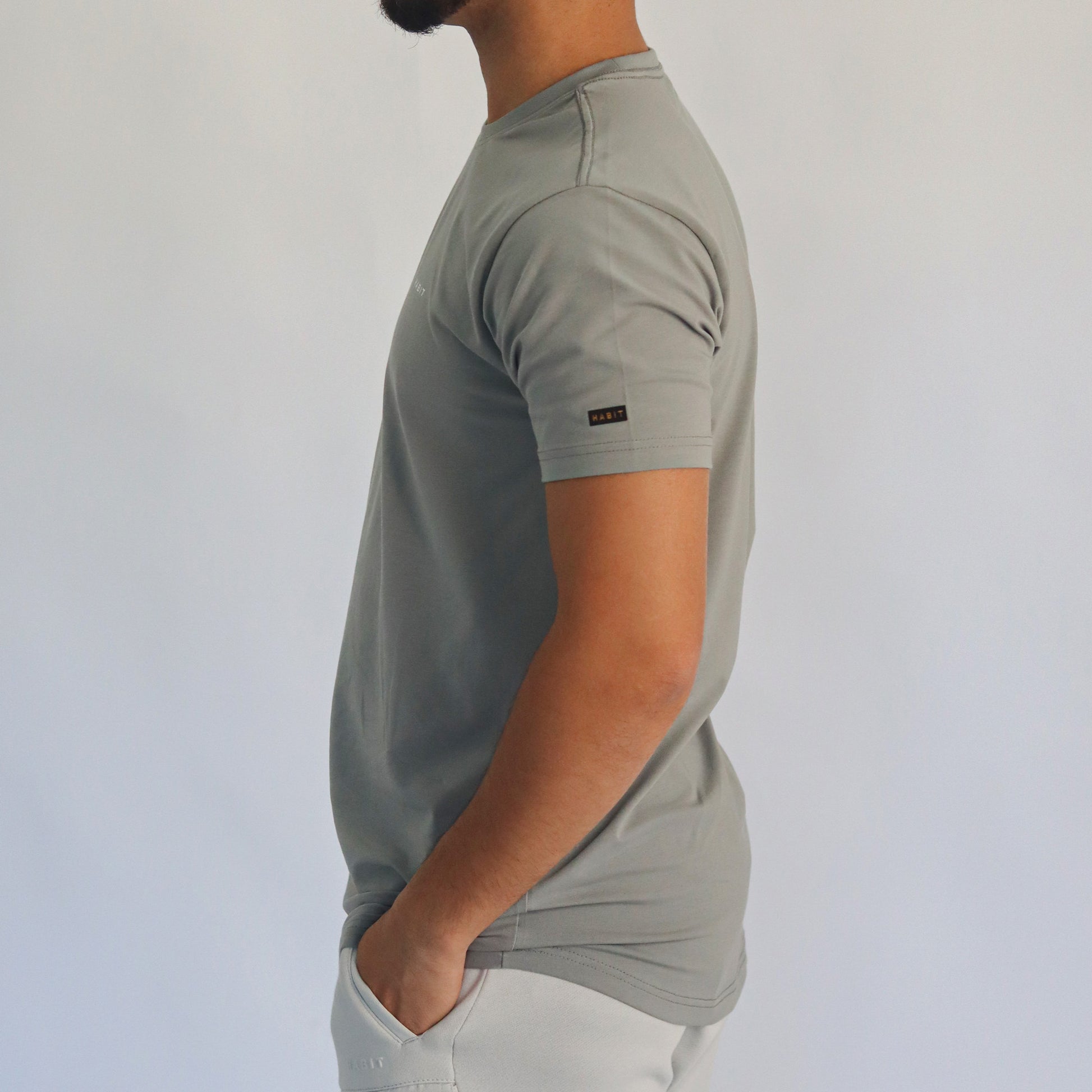 Men T-shirt gray