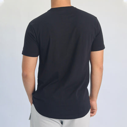 Men T-shirt black
