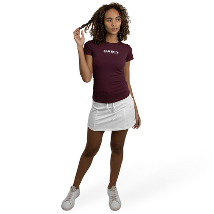 Women T-shirt Burgundy
