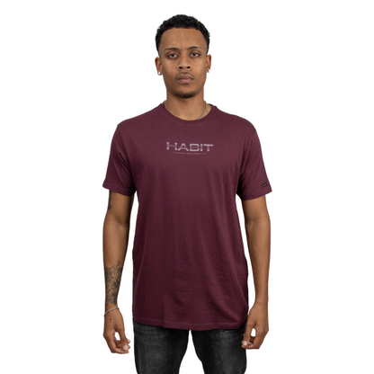 Men T-shirt Burgundy