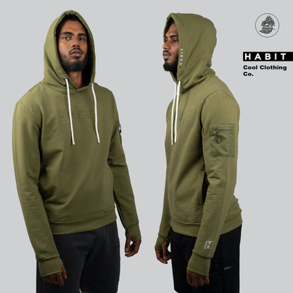 men hoodie jacket green