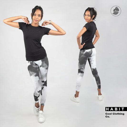 women legging sport white