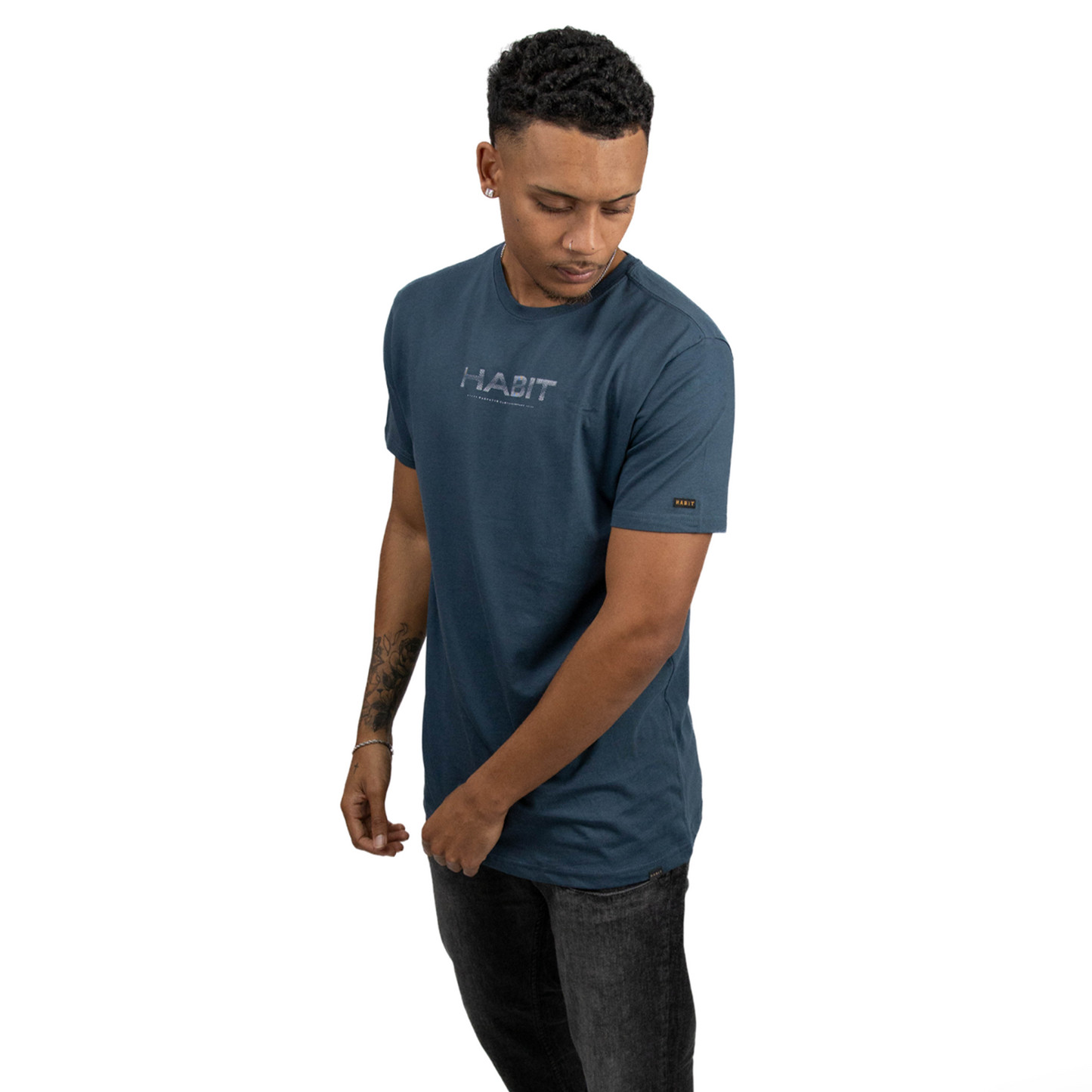 Men T-shirt Blue