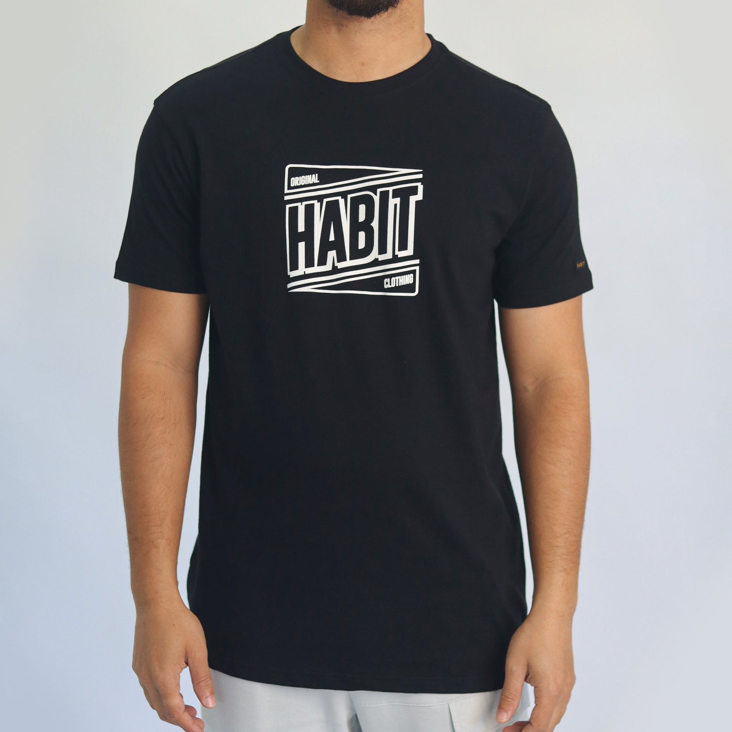 Men T-shirt black