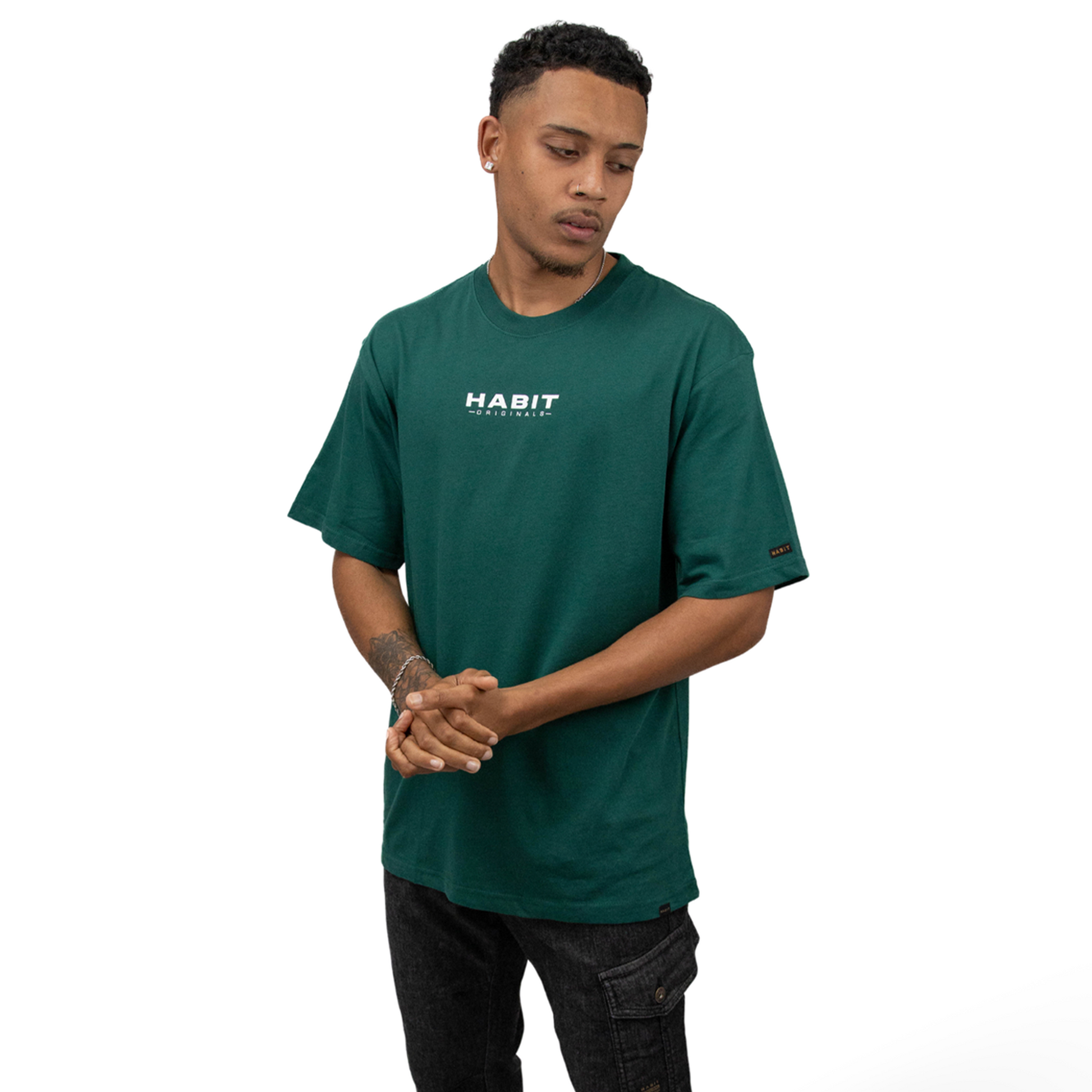 Men T-shirt Green
