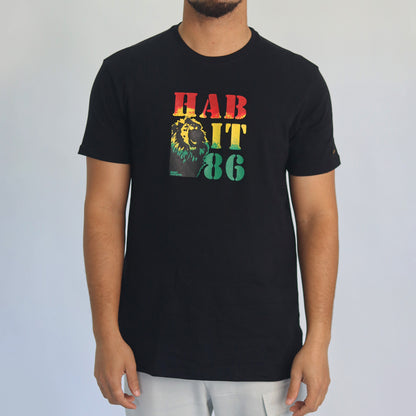 Men T-shirt black