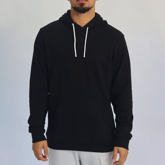 Men hoodie black