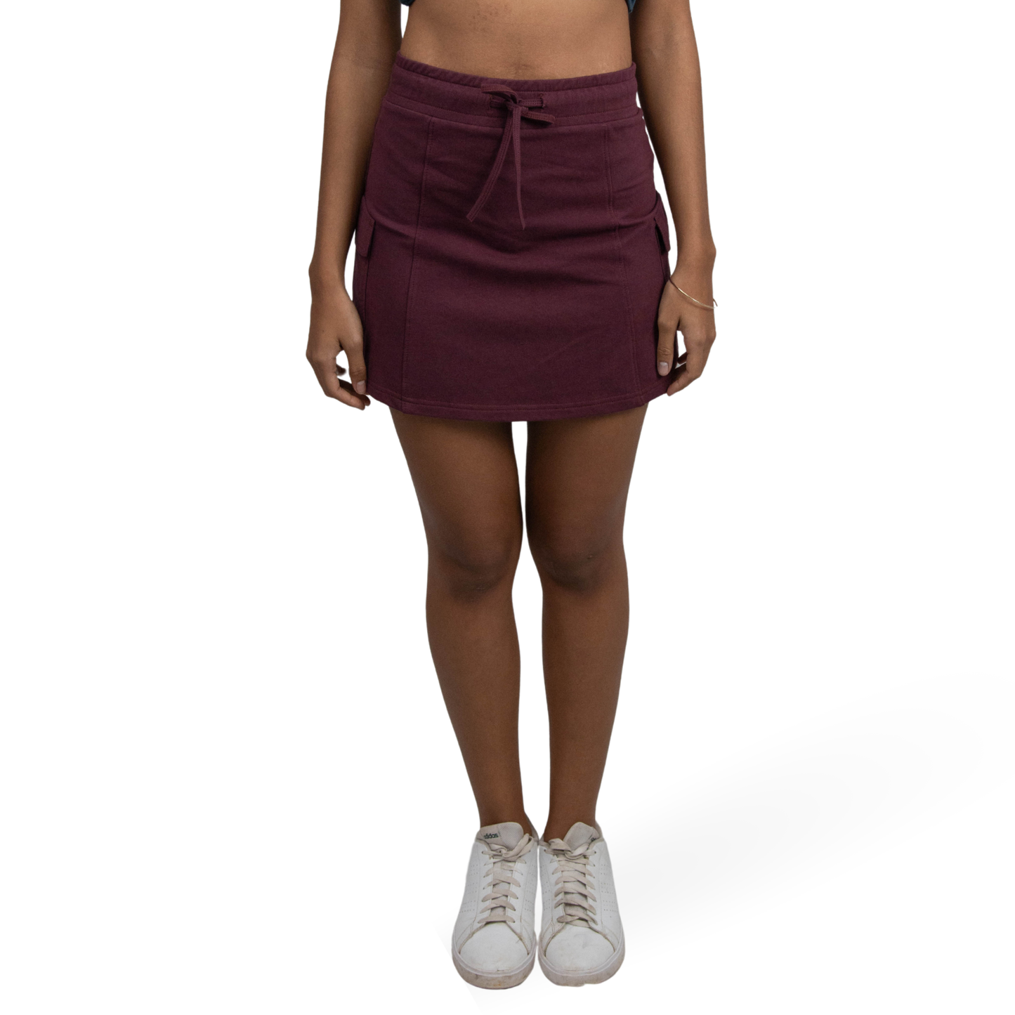 Women Skirt Burgundy