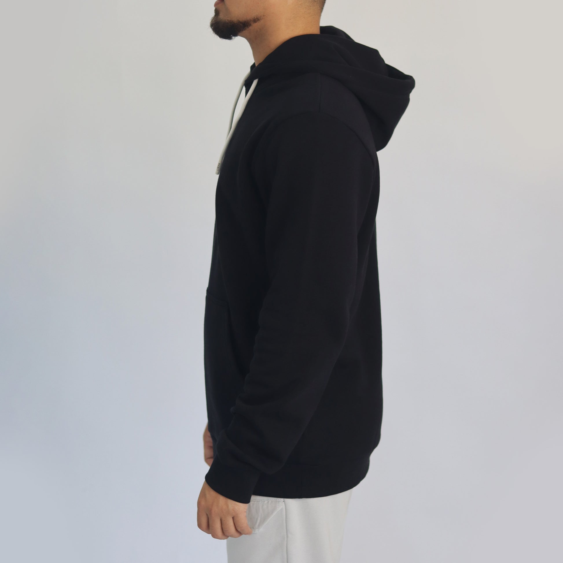 Men hoodie black