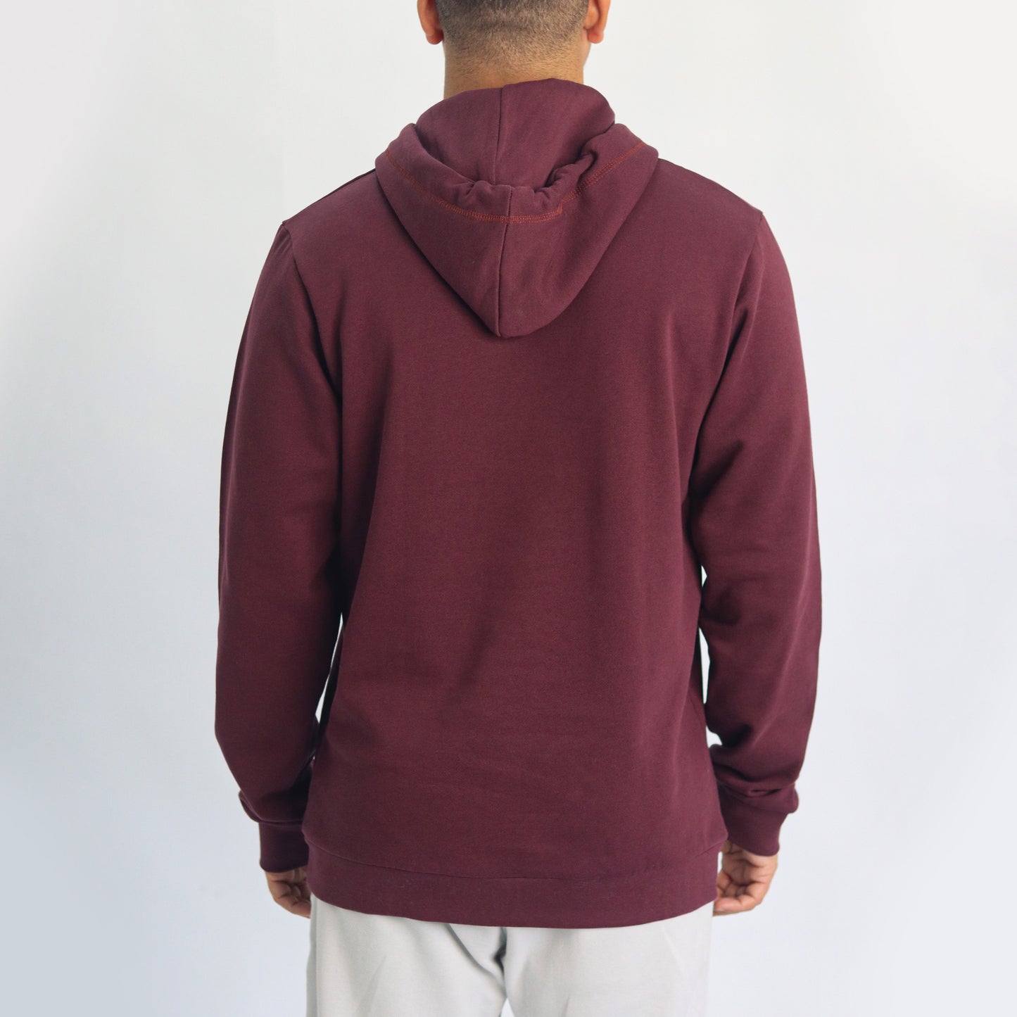 Men hoodie burgundy