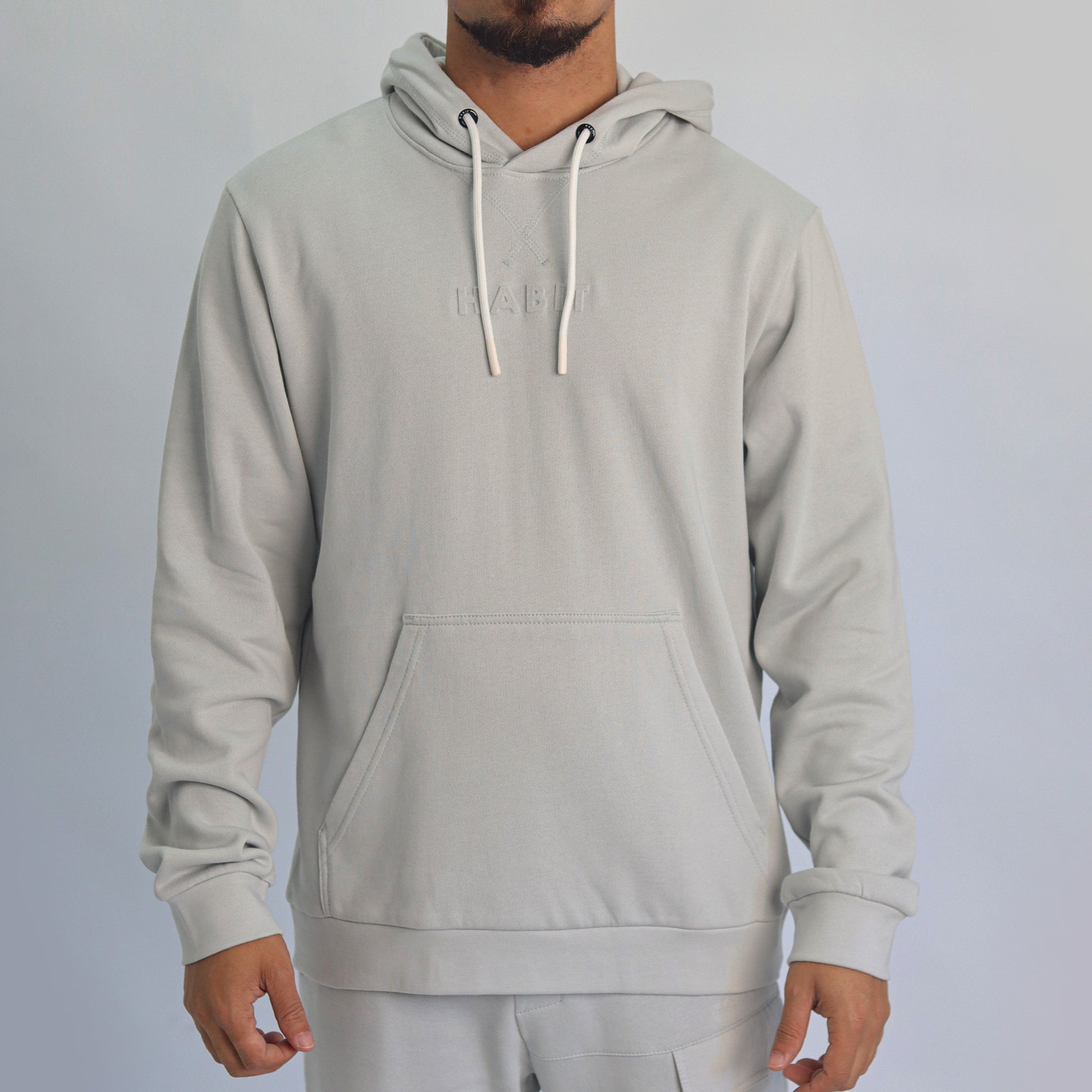 Men hoodie gray