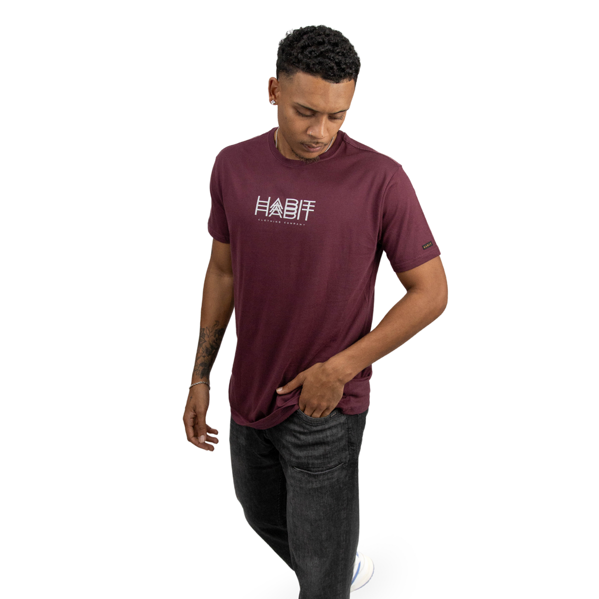 Basic T-shirt Burgundy
