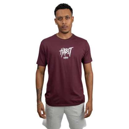 Men T-shirt Burgundy