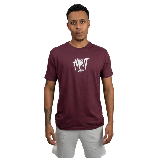 Men T-shirt Burgundy