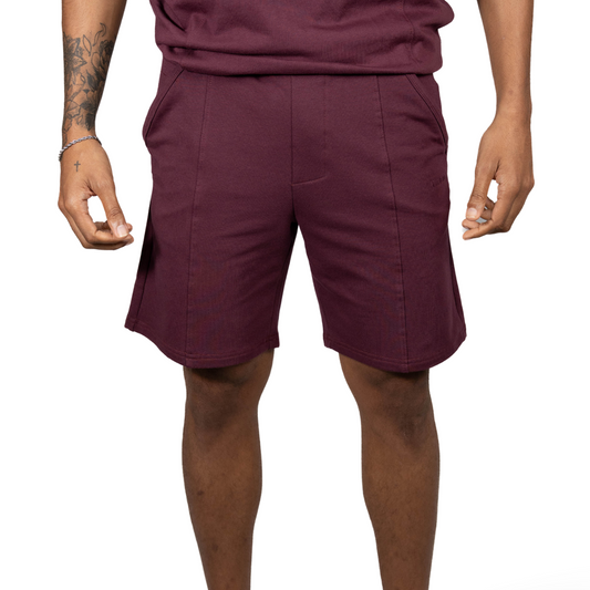Men Short Burgundy
