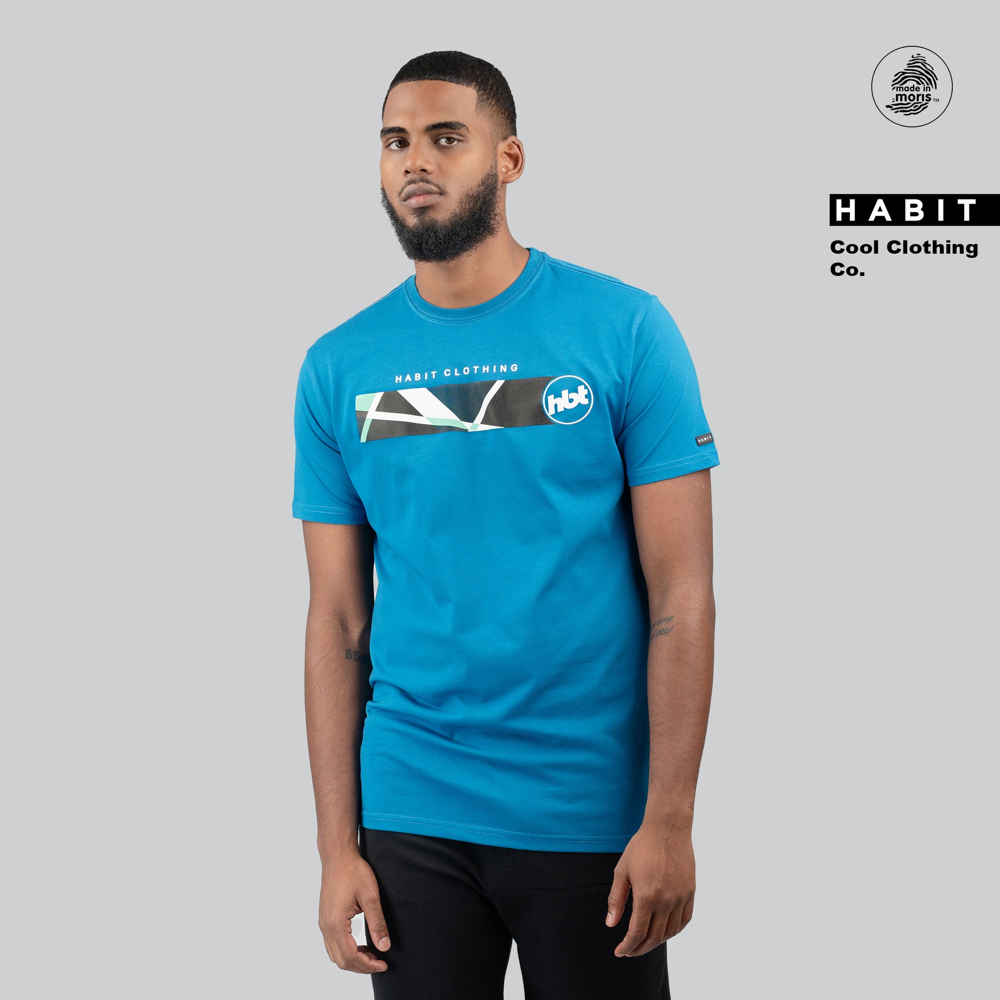 Men Tshirt blue