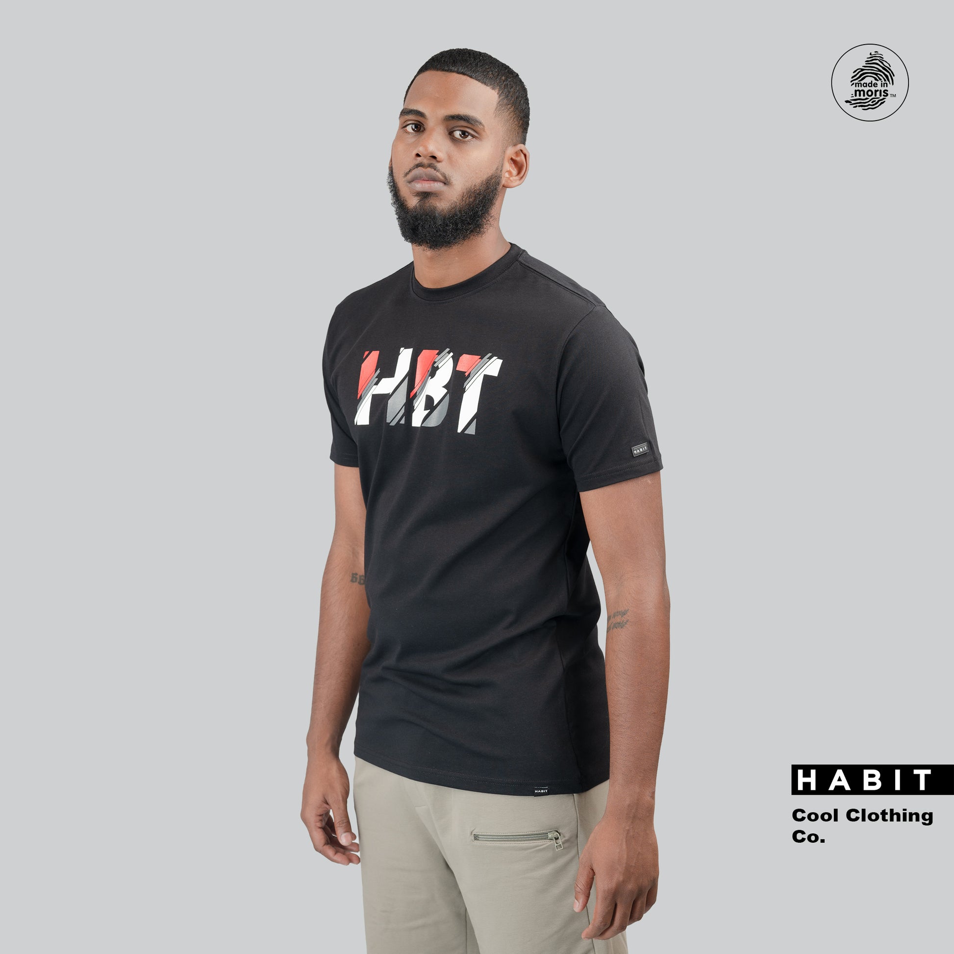 Men t-shirt HBT black