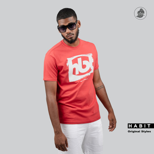 Men t-shirt HBT red