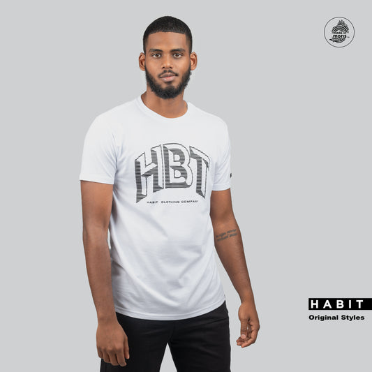 Men t-shirt HBT white