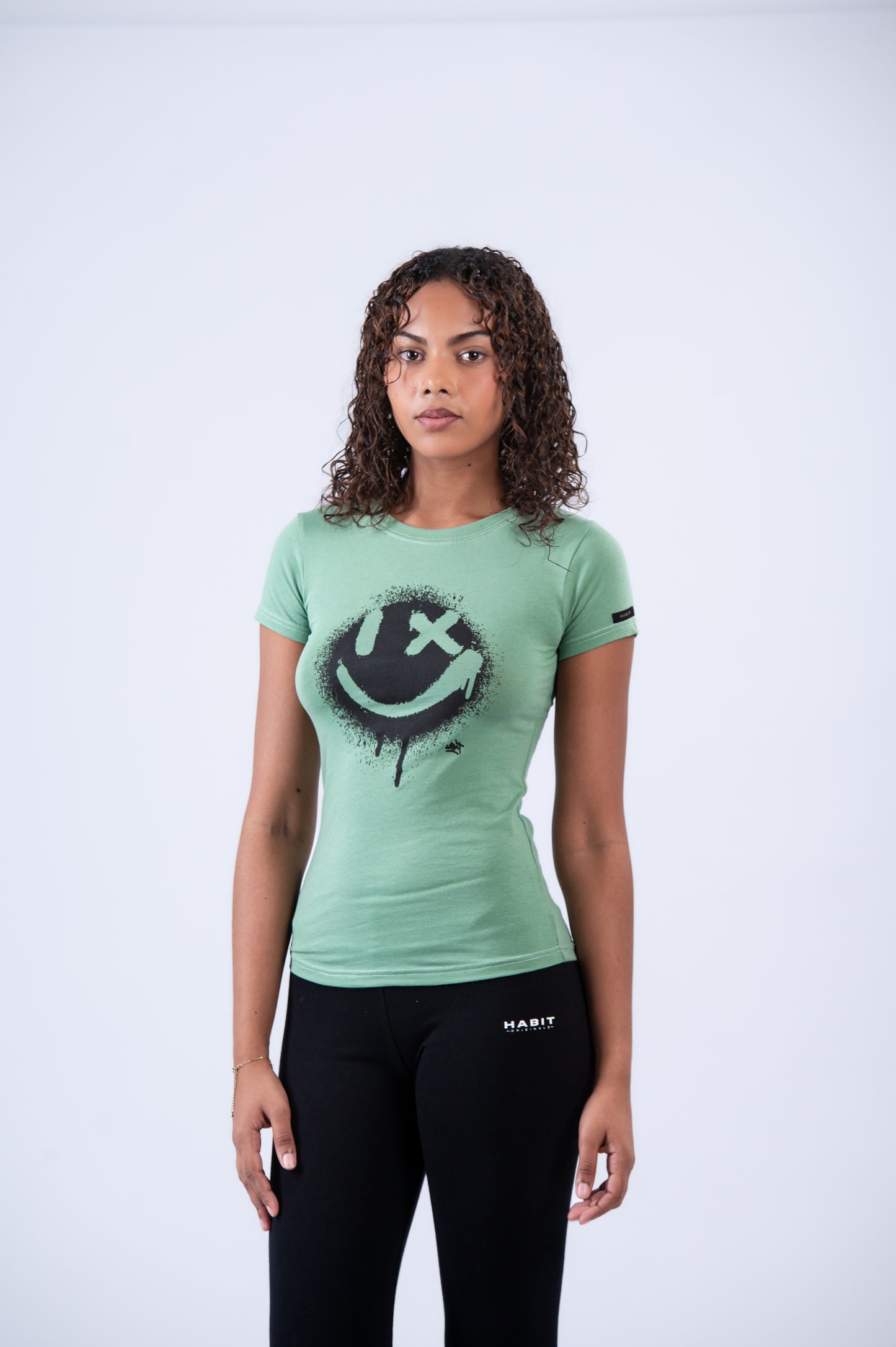 Smiley Gig Fitted T-Shirt