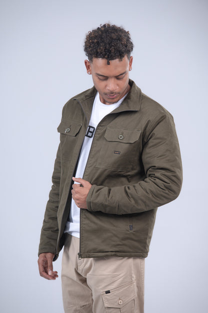 Wine Gabardine Jacket