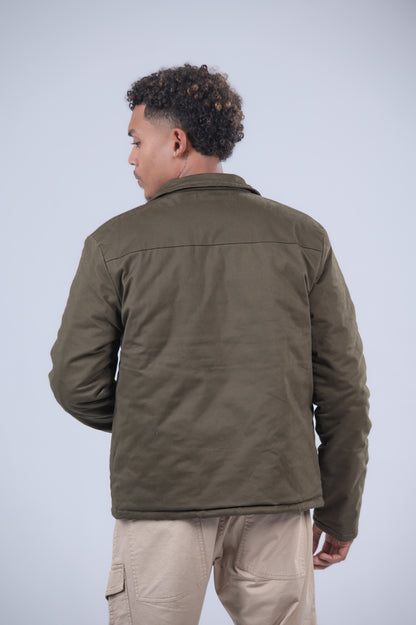 Wine Gabardine Jacket
