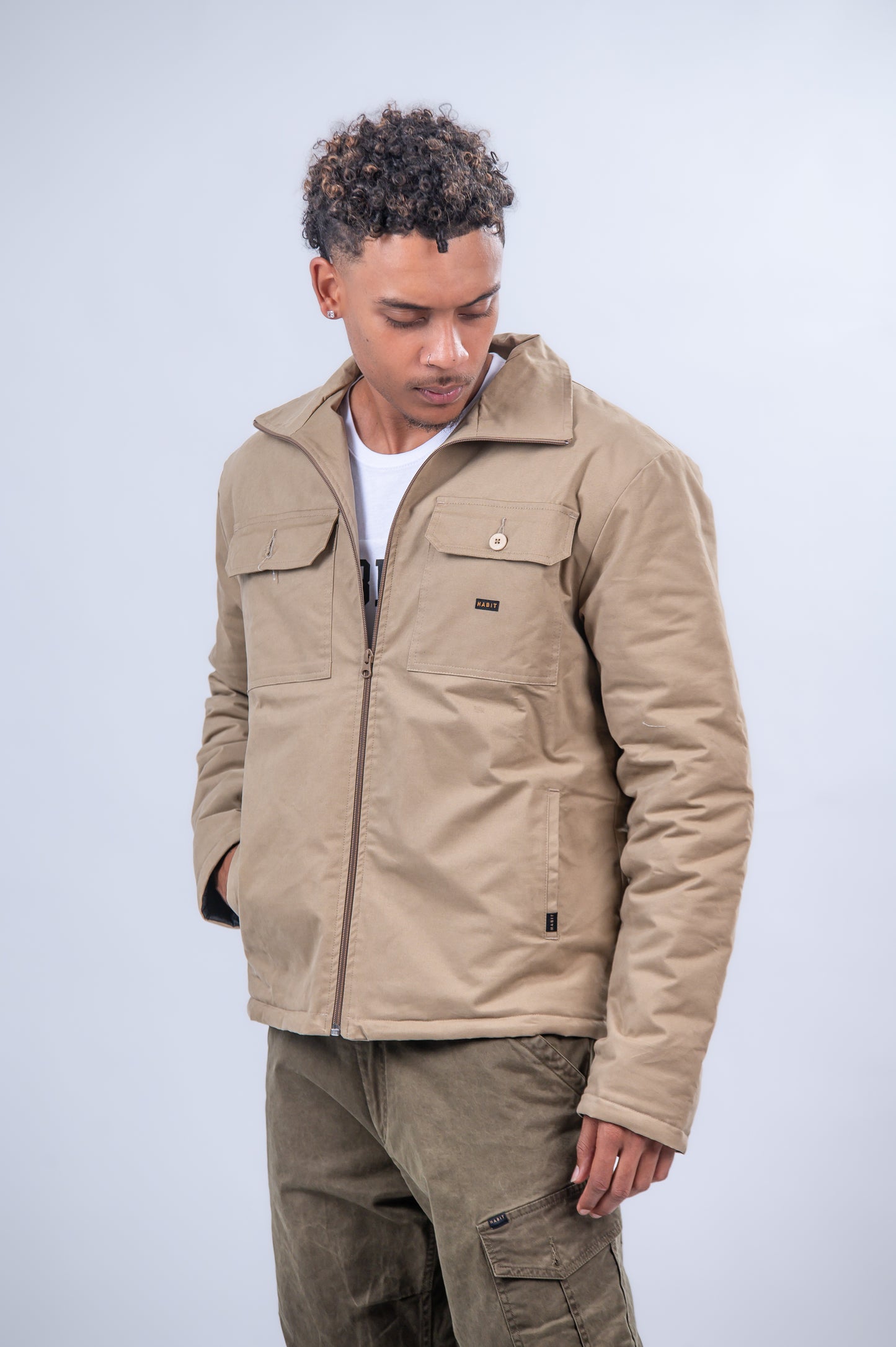 Wine Gabardine Jacket