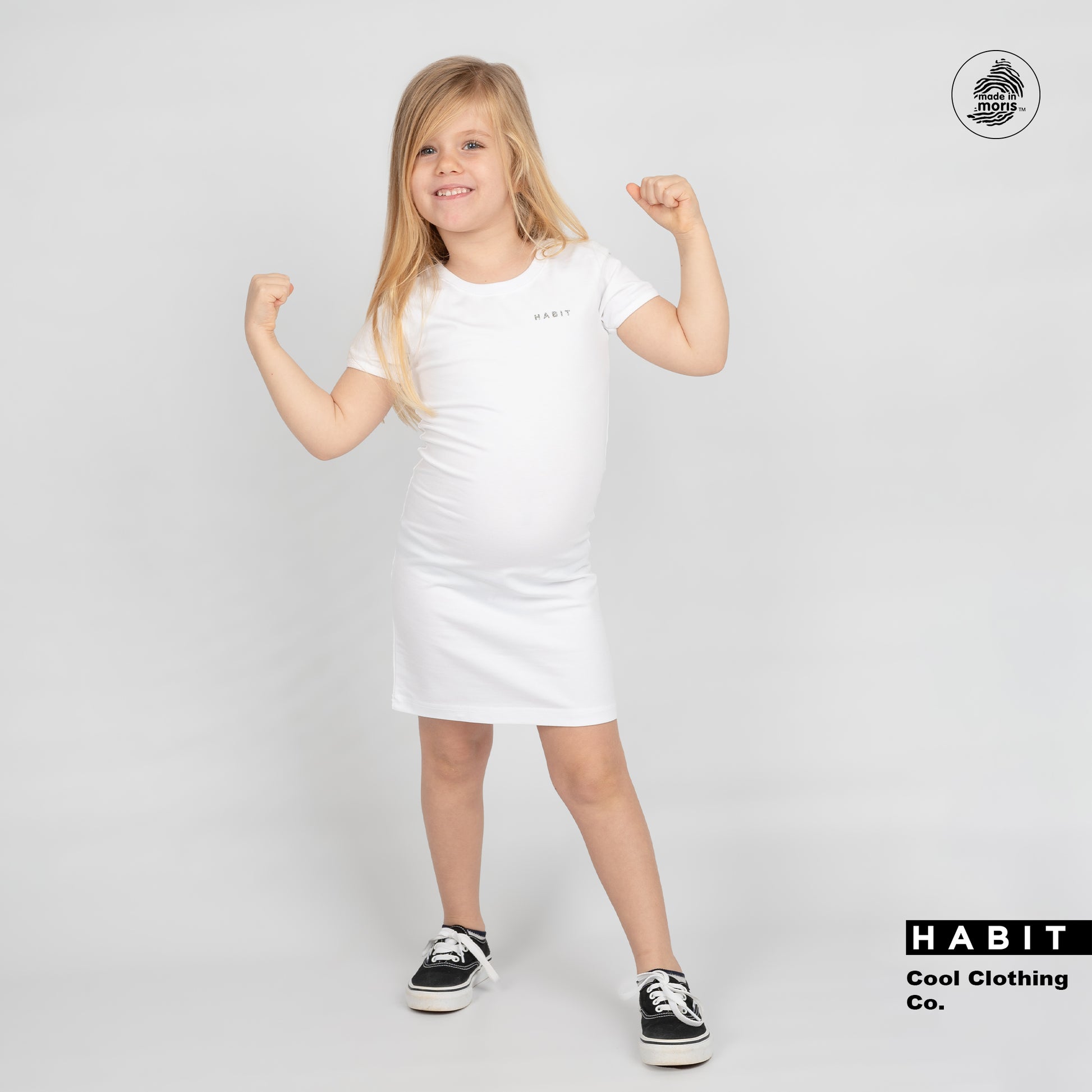 kid girl dress white