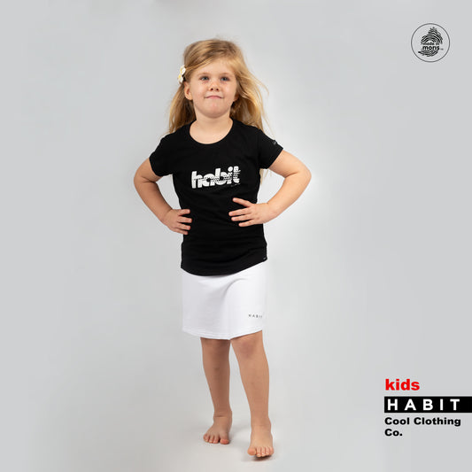 kid girl tshirt black