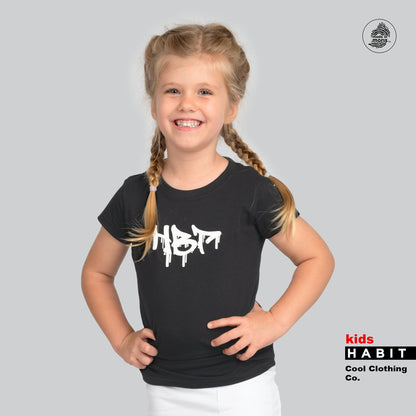 Kids girl t-shirt black