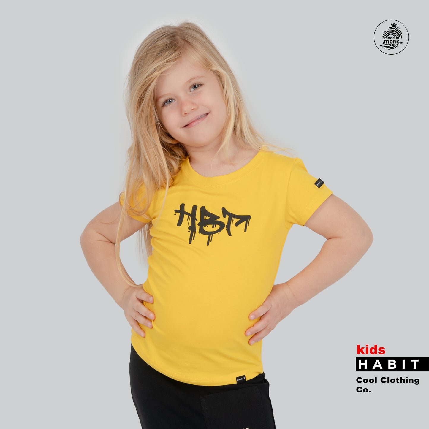 Kids girl t-shirt yellow