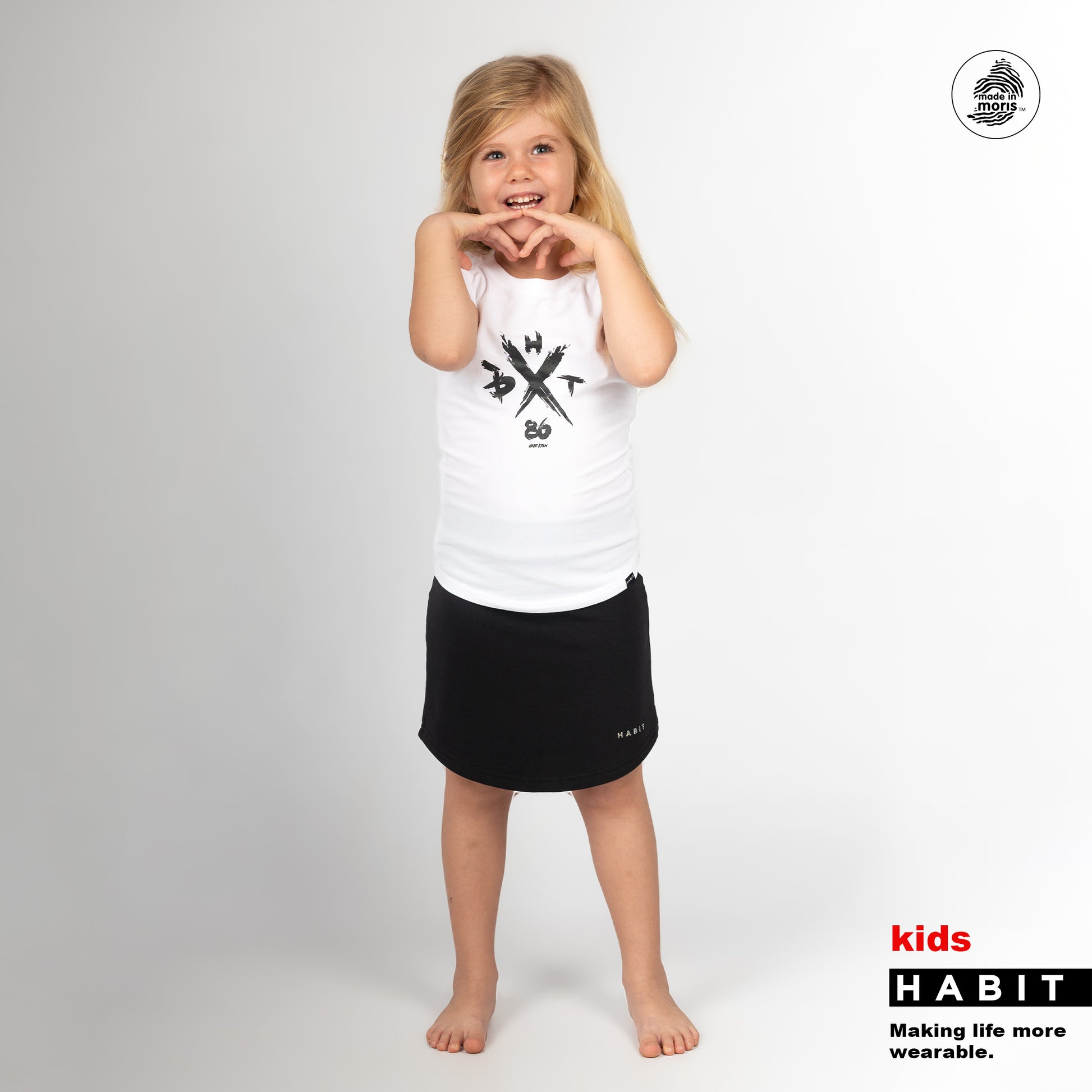 kid girl tshirt white