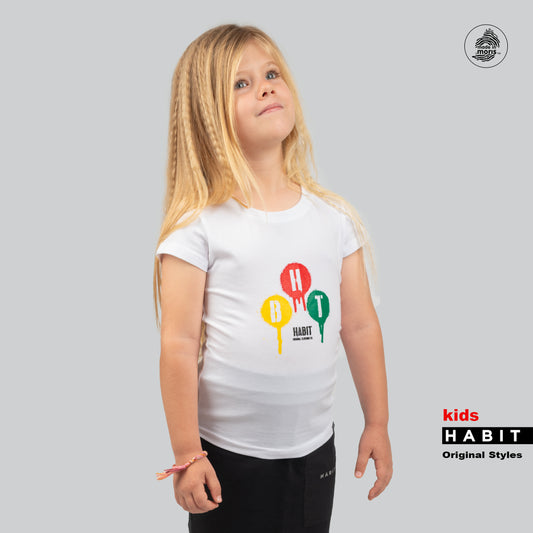 Kids girl t-shirt white