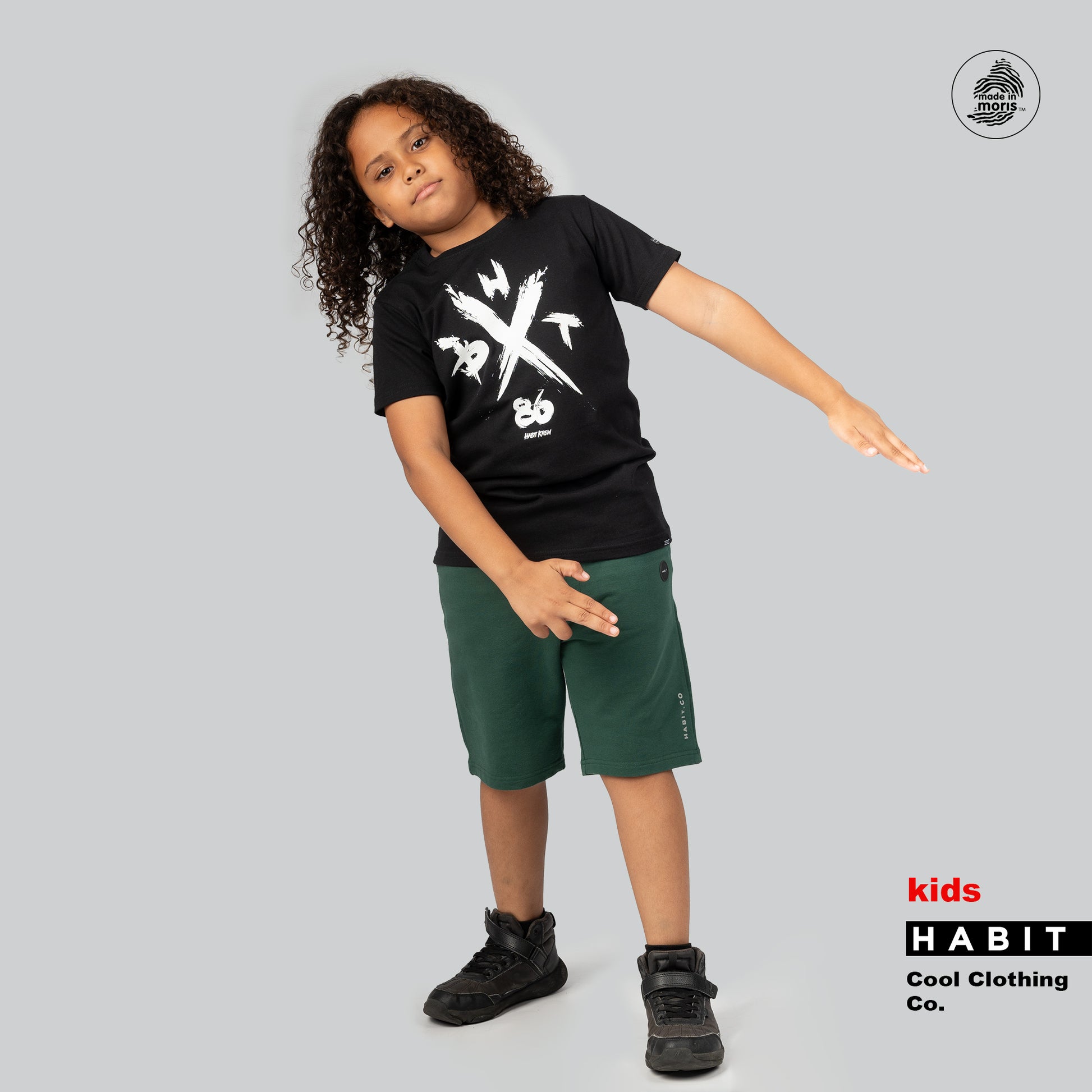 kid boy tshirt black