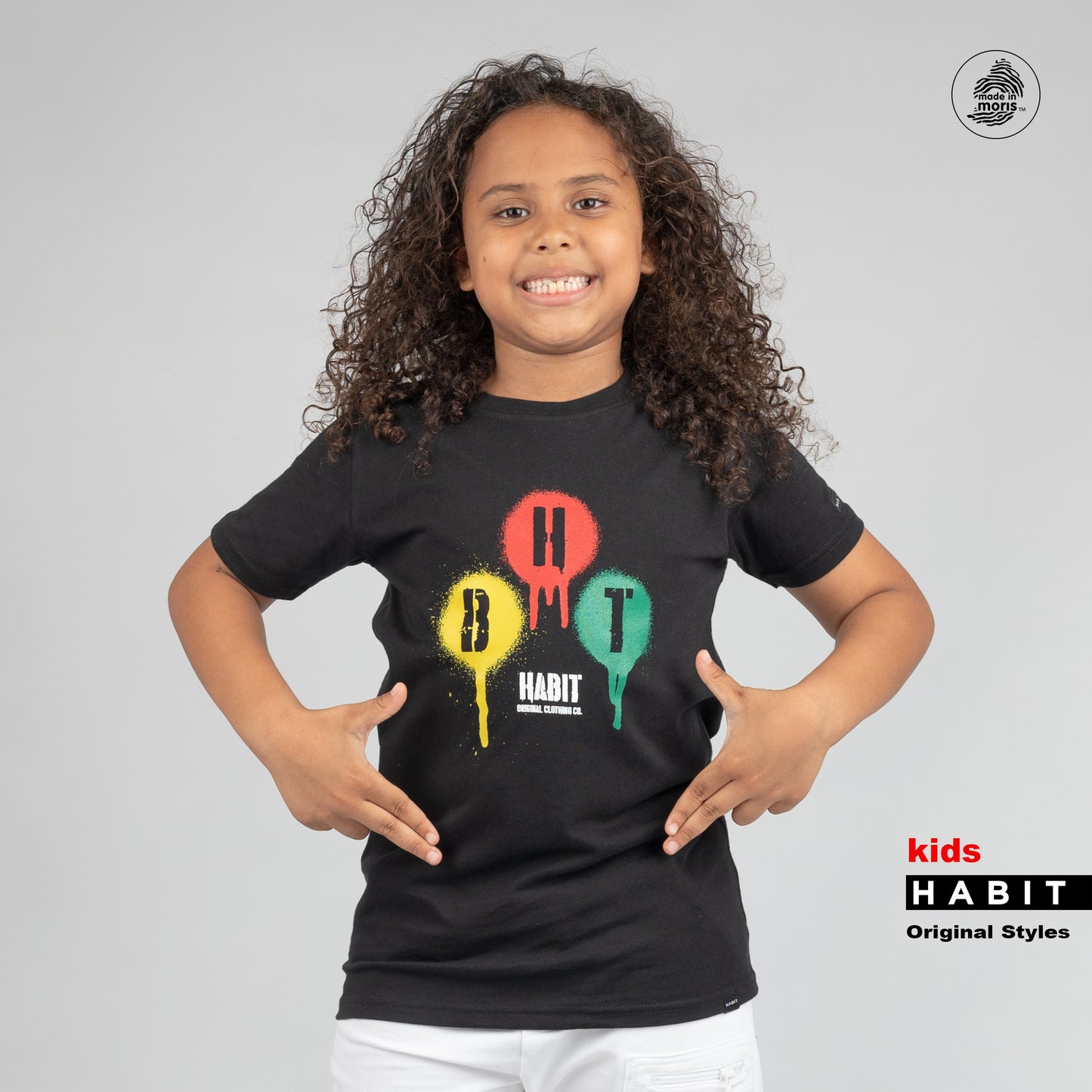 Kids boy t-shirt black