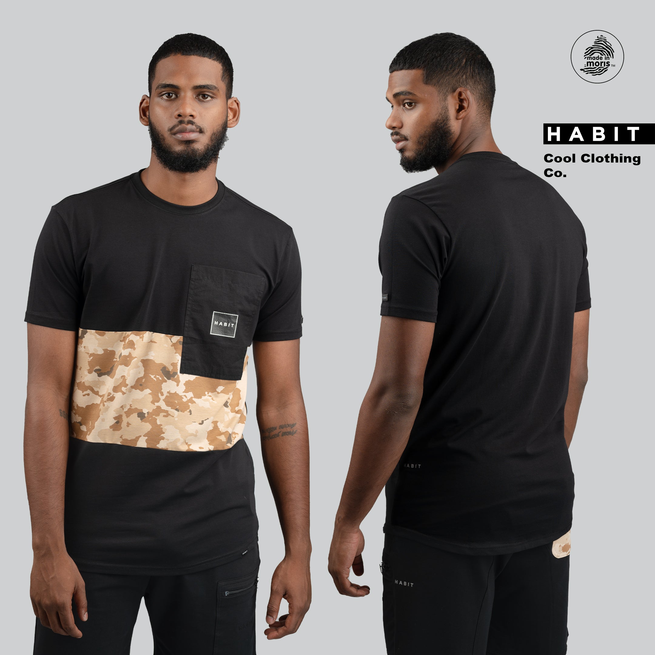 Habit Camo Belt Deluxe T Shirt