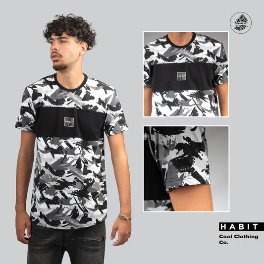 men tshirt camo white