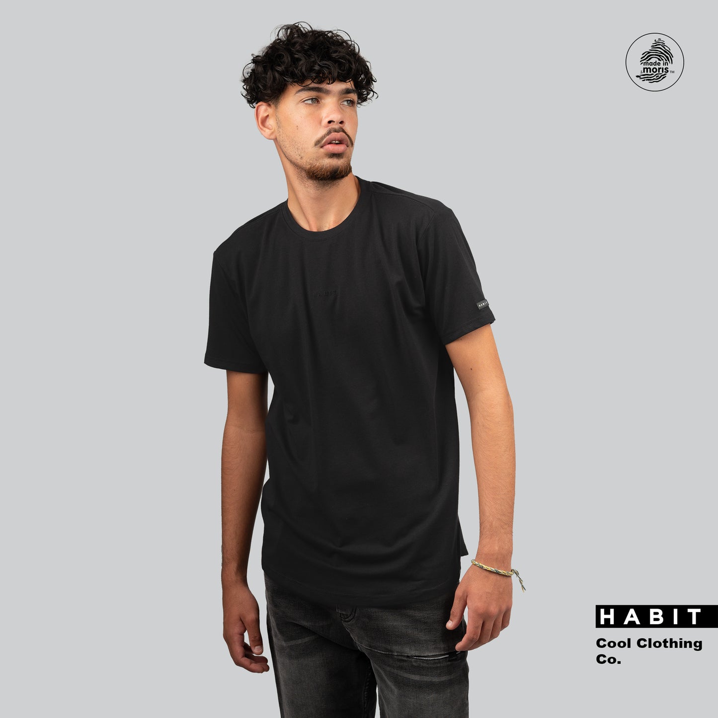 men tshirt black