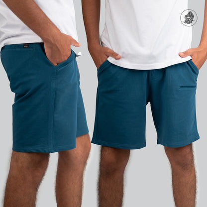 men zippy short blue