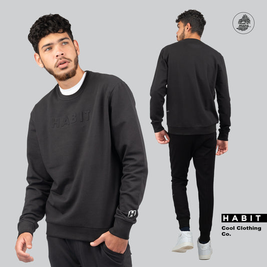 men sweatshirt black